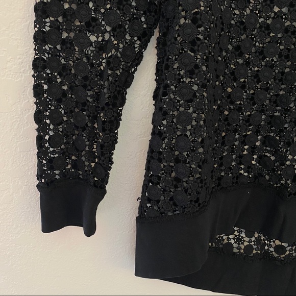 Pam & Gela Crochet Long Sleeve Top - Picture 3 of 7